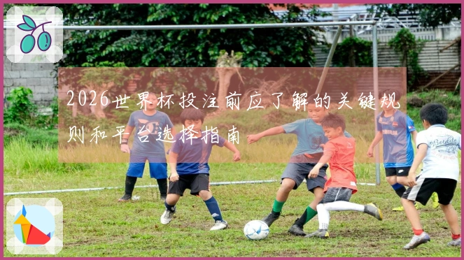 2026世界杯投注前应了解的关键规则和平台选择指南