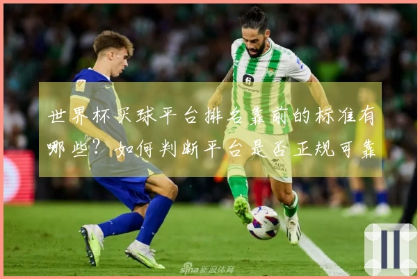 世界杯买球平台排名靠前的标准有哪些？如何判断平台是否正规可靠